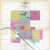 Ellsworth City, Kansas State Atlas 1887